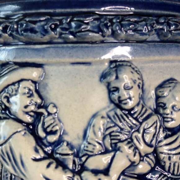 Original Thewalt German Ceramic Stein, Raised Sculpture Design, 1371 - Picture 5 of 16